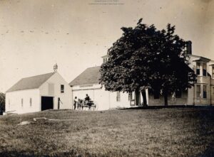 Big House, Little House... - Photo Credit: Dunning homestead, Harpswell, July 1896, Collections of Maine Historical Society, MaineMemory.Net #7924