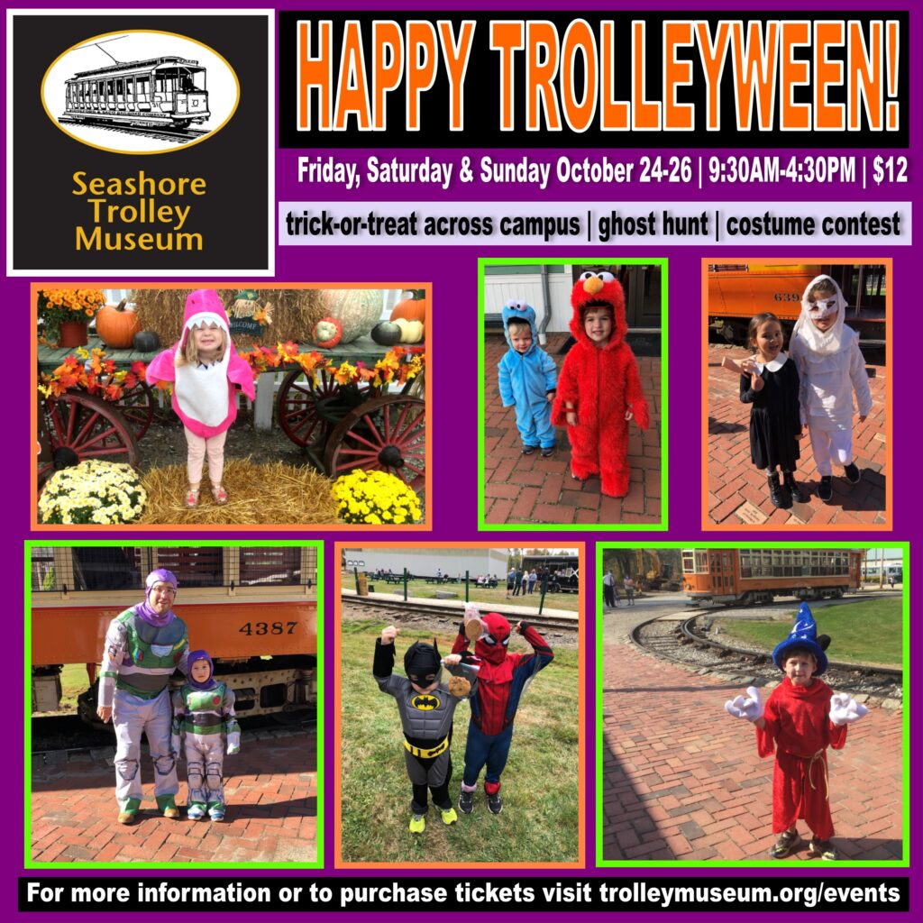 Happy Trolleyween! - Photo Credit: Seashore Trolley Museum
