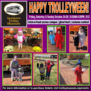 Happy Trolleyween! - Photo Credit: Seashore Trolley Museum