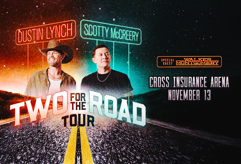 Dustin Lynch & Scotty McCreery - Photo Credit: cross insurance arena Dustin Lynch & Scotty McCreery - Photo Credit: cross insurance arena