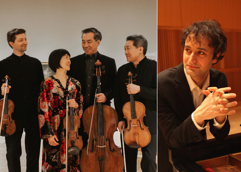 Ying Quartet with Ran Dank - Photo Credit: Bowdoin International Music Festival Ying Quartet with Ran Dank - Photo Credit: Bowdoin International Music Festival