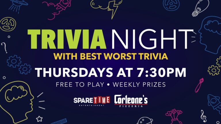 TRIVIA NIGHT - Photo Credit: Spare Time TRIVIA NIGHT - Photo Credit: Spare Time