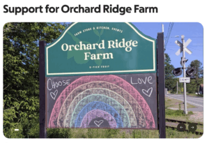 Yoga for Orchard Ridge Farm - Photo Credit: Orchard Ridge Farm