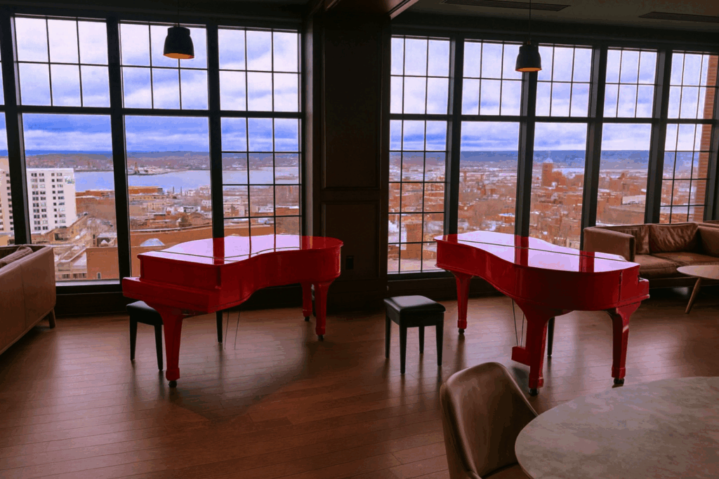 Dueling Pianos at the Top - Photo Credit: Top of the East