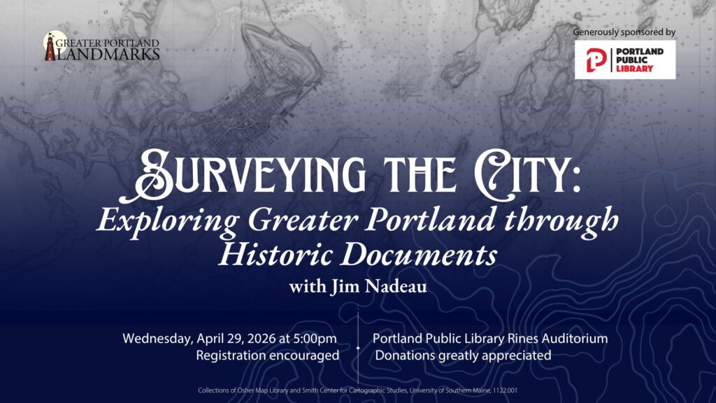 Surveying the City - Photo Credit: Map: Osher Map Library and the Smith Center for Cartographic Education, University of Southern Maine, item 1122.0001.