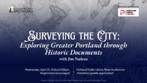 Surveying the City - Photo Credit: Map: Osher Map Library and the Smith Center for Cartographic Education, University of Southern Maine, item 1122.0001.
