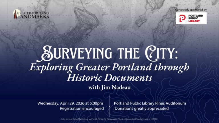 Surveying the City - Photo Credit: Map: Osher Map Library and the Smith Center for Cartographic Education, University of Southern Maine, item 1122.0001.