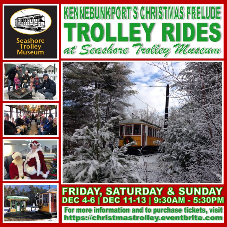 Christmas Prelude Trolley Ride - Photo Credit: Seashore Trolley Museum