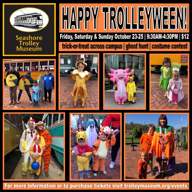 Happy Trolleyween at Seashore! - Photo Credit: Seashore Trolley Museum
