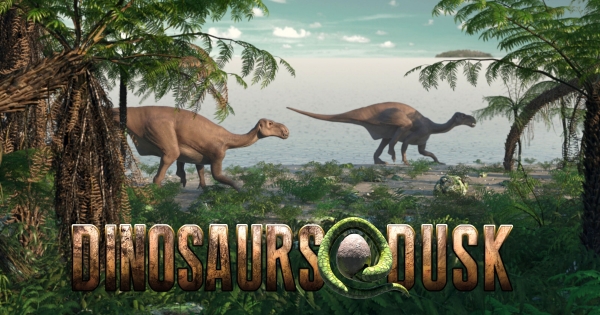 Dinosaurs at Dusk - Photo Credit: Southworth Planetarium