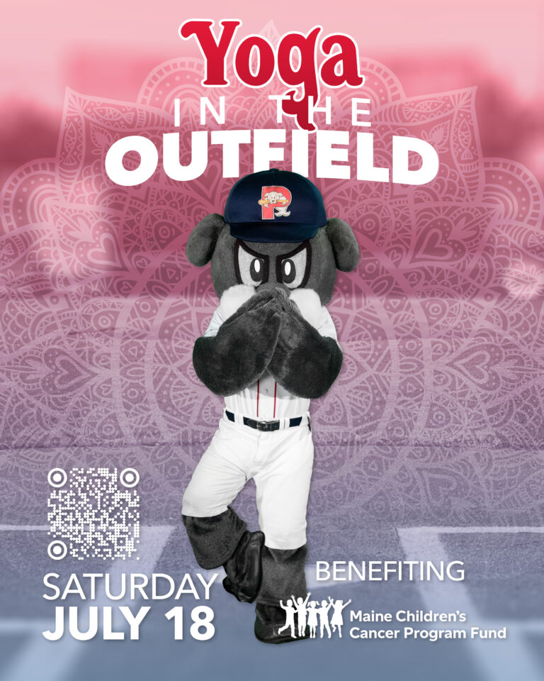 Yoga in the Outfield - Photo Credit: Sea Dogs