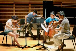 Shanghai Quartet Masterclass - Photo Credit: Tim Greenway, Bowdoin International Music Festival
