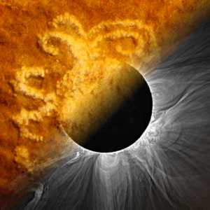 Sun Touches Humanity - Photo Credit: Southworth Planetarium
