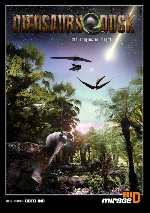 Dinosaurs At Dusk - Photo Credit: Southworth Planetarium